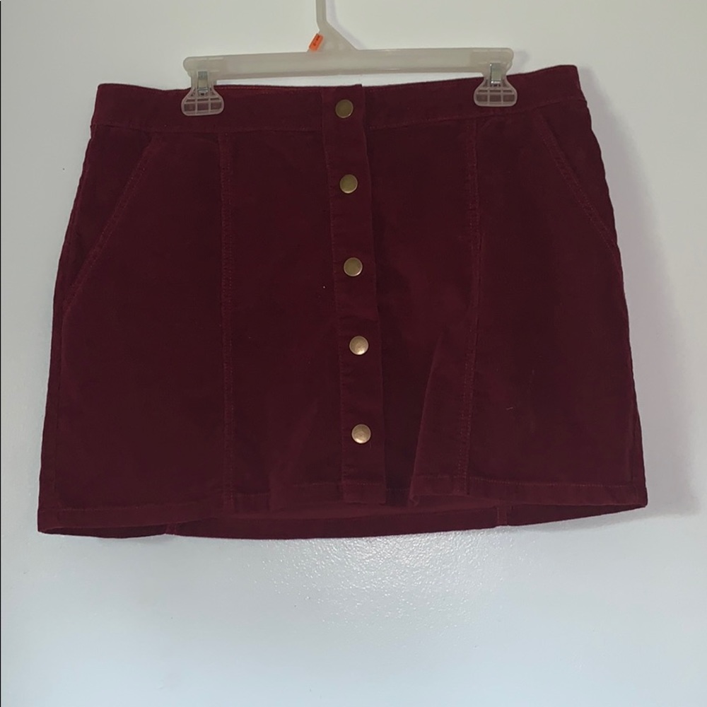 Corduroy skirt
